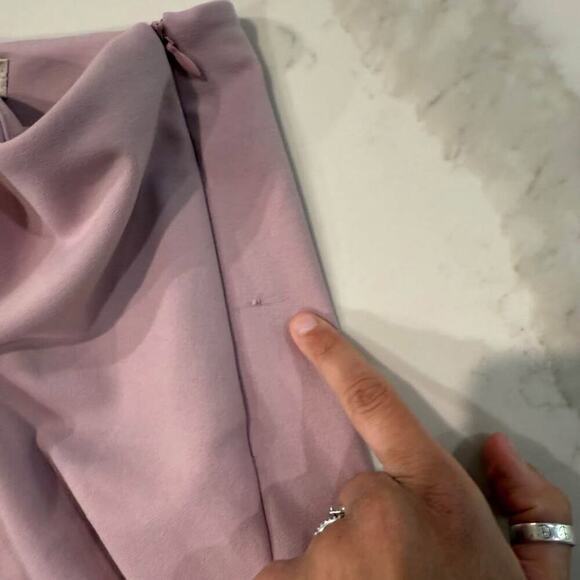 Altar’d State Asymmetrical Skort Skirt Women's Small Mauve Side Zipper Coquette - Picture 6 of 9